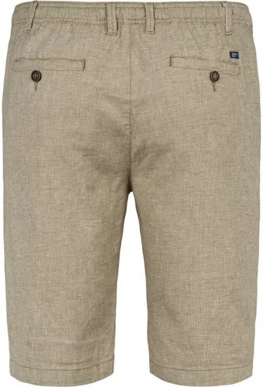 North Latitude 41106 Linen Shorts Beige - Shorts - Stora shorts W40-W60