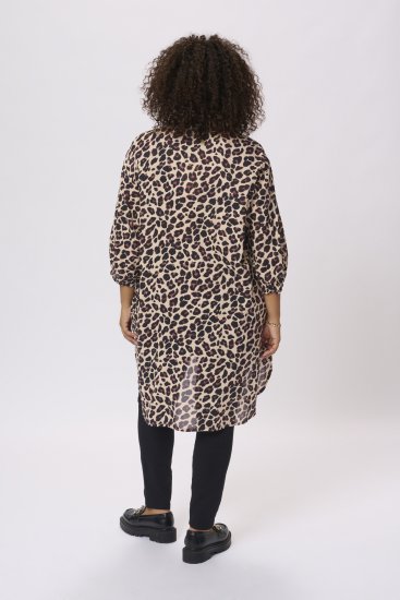 Kaffe Curve Sonna Skjorta Leopardmönster - Blusar & tunikor - 