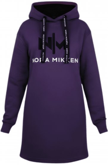 Nora Mikken KADRI Long Hoodie Purple - Tröjor & hoodies - 