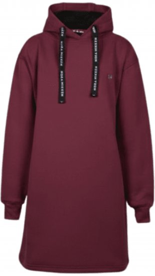 Nora Mikken KRISTINA Long Hoodie Burgundy - Tröjor & hoodies - 