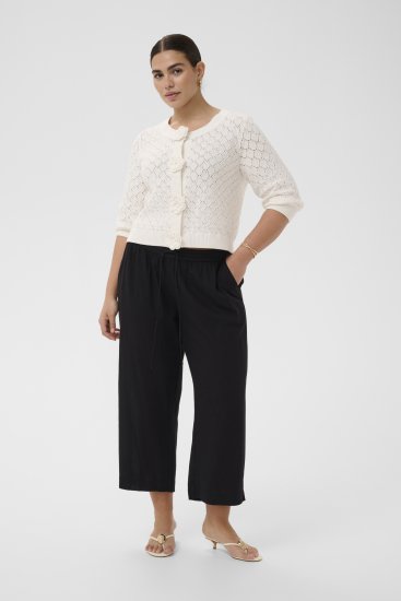 Kaffe Curve Kathrina Pullover White - Stickade tröjor - 