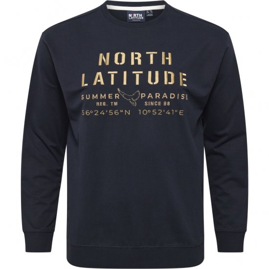 North Latitude Sweatshirt Navy TALL - TALL tröjor - 
