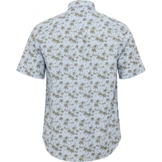North Latitude Shirt Short Sleeve Light Blue - Skjortor - Stora skjortor - 2XL-8XL