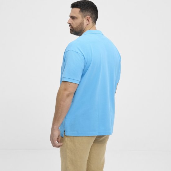North Latitude Polo Pique Short Sleeve Turquoise - Pikétröjor - Stora pikétröjor - 2XL-8XL
