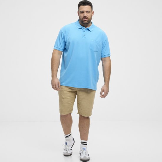North Latitude Polo Pique Short Sleeve Turquoise - Pikétröjor - Stora pikétröjor - 2XL-8XL