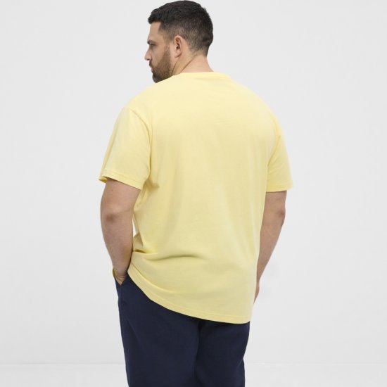 North Latitude T-Shirt Printed Short Sleeve Yellow - T-shirts - Stora T-shirts - 2XL-14XL