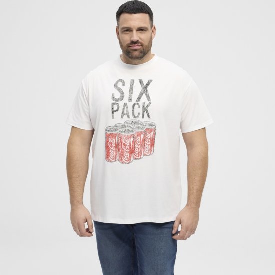 North Latitude T-Shirt Coca-Cola White - T-shirts - Stora T-shirts - 2XL-14XL