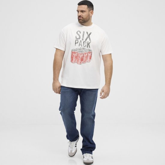 North Latitude T-Shirt Coca-Cola White - T-shirts - Stora T-shirts - 2XL-14XL