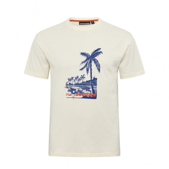 North Latitude T-Shirt Printed Off-White - T-shirts - Stora T-shirts - 2XL-14XL