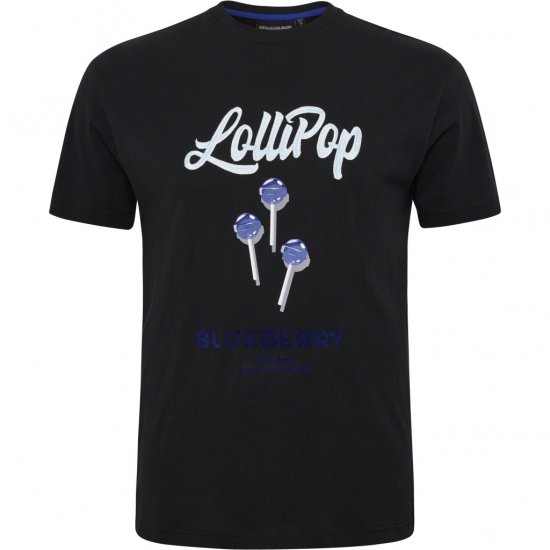 North Latitude T-Shirt Lollipop Black - T-shirts - Stora T-shirts - 2XL-14XL