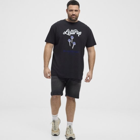 North Latitude T-Shirt Lollipop Black - T-shirts - Stora T-shirts - 2XL-14XL