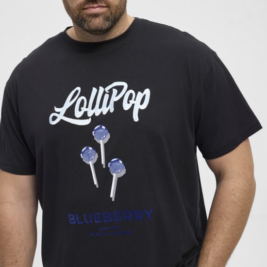 North Latitude T-Shirt Lollipop Black - T-shirts - Stora T-shirts - 2XL-14XL