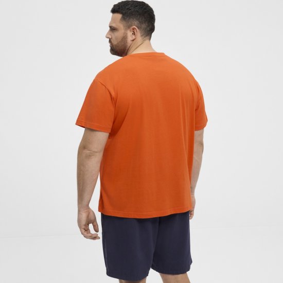 North Latitude T-Shirt Ice Cream Orange - T-shirts - Stora T-shirts - 2XL-14XL