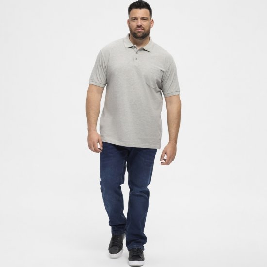 North Latitude Polo Short Sleeve Grey - Pikétröjor - Stora pikétröjor - 2XL-8XL