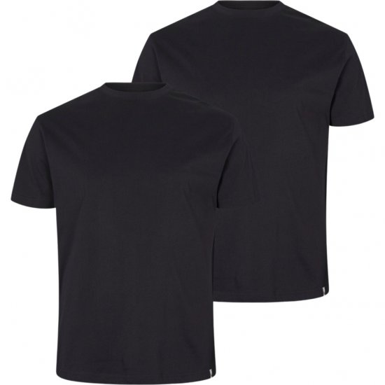 North Latitude T-Shirt 2-Pack Black - T-shirts - Stora T-shirts - 2XL-14XL
