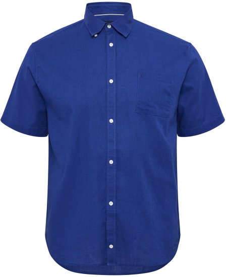 North Latitude Shirt Short Sleeve TALL Blue - HERRKLÄDER MT-6XLT - Kläder för långa män