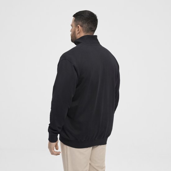 North Latitude Sweatshirt Cardigan Black - Tröjor & hoodies - Stora hoodies & tröjor - 2XL-14XL