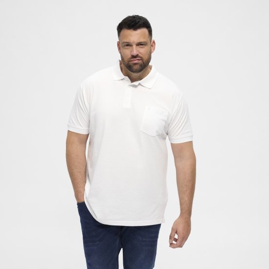 North Latitude Polo Short Sleeve White - Pikétröjor - Stora pikétröjor - 2XL-8XL