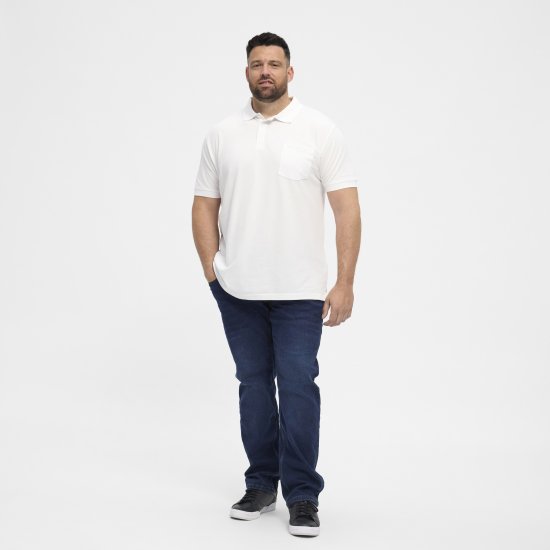 North Latitude Polo Short Sleeve White - Pikétröjor - Stora pikétröjor - 2XL-8XL