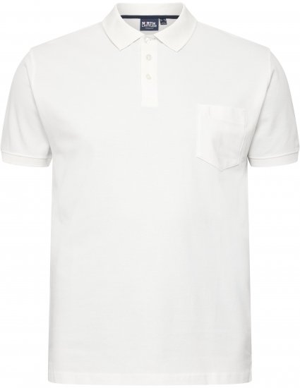North Latitude Polo Short Sleeve White - Pikétröjor - Stora pikétröjor - 2XL-8XL