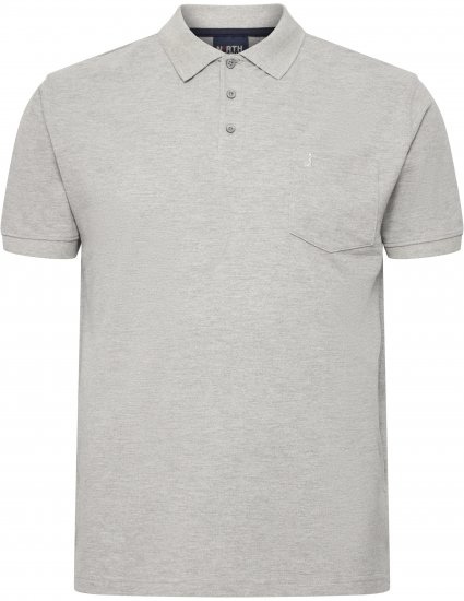 North Latitude Polo Short Sleeve Grey - Pikétröjor - Stora pikétröjor - 2XL-8XL