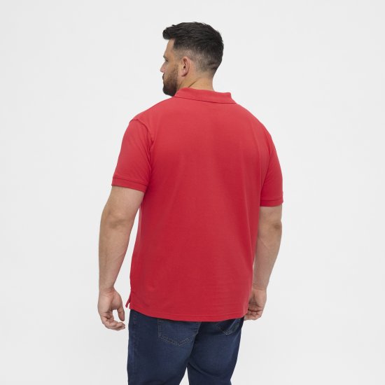 North Latitude Polo Short Sleeve Red - Pikétröjor - Stora pikétröjor - 2XL-8XL
