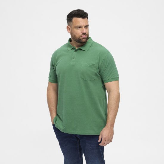 North Latitude Polo Short Sleeve Green - Pikétröjor - Stora pikétröjor - 2XL-8XL