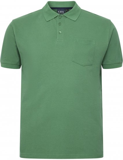 North Latitude Polo Short Sleeve Green - Pikétröjor - Stora pikétröjor - 2XL-8XL
