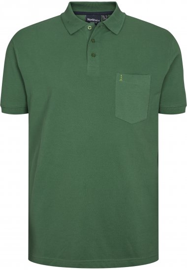 North Latitude Polo Short Sleeve Green TALL - HERRKLÄDER MT-6XLT - Kläder för långa män