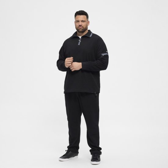 North Latitude Sweatshirt Ottoman Black - Tröjor & hoodies - Stora hoodies & tröjor - 2XL-14XL