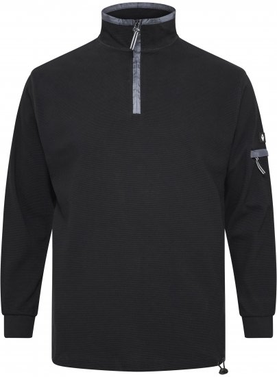 North Latitude Sweatshirt Ottoman Black - Tröjor & hoodies - Stora hoodies & tröjor - 2XL-14XL