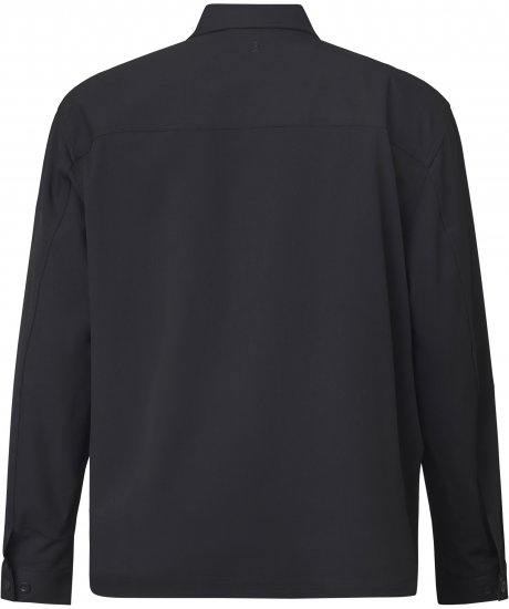 North Latitude 61106 Overshirt med Dragkedja i Kostymstil Svart - Jackor - Stora jackor - 2XL-12XL