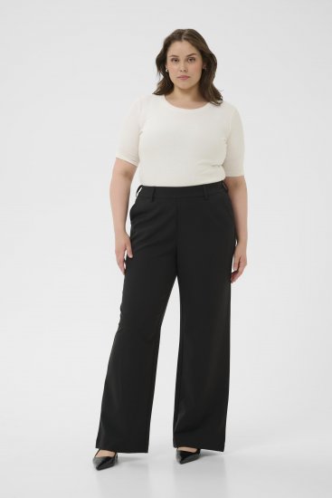 Kaffe Curve Halley Byxor Svart - Jeans & Byxor i Stora Storlekar – Plus Size - 