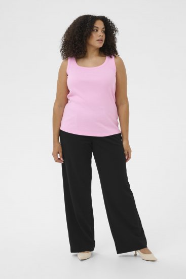 Kaffe Curve Pheolo Pants Black - Tygbyxor - 