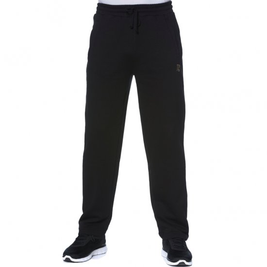 JP1880 Sweatpants Joggers Straight Cut Basic Fit Black TALL - HERRKLÄDER MT-6XLT - Kläder för långa män