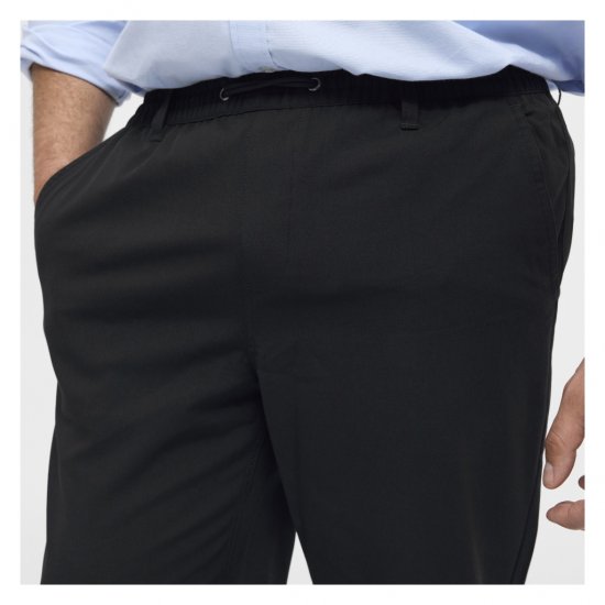 North Latitude Dress Pants Elastic Waist Black - Herrbyxor i stora storlekar - Herrbyxor i stora storlekar