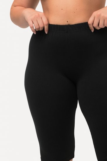 Ulla Popken Stretch Knit Bike Shorts Black - Ulla Popken - Ulla Popken – tysk plus size-mode