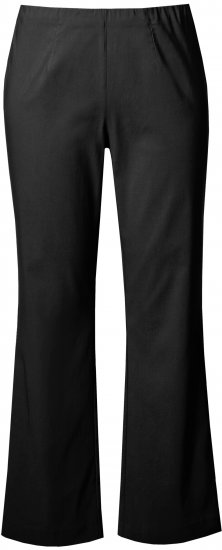 Ulla Popken Classic Stretch Bengaline Comfort Pants Black - Jeans & Byxor i Stora Storlekar – Plus Size - 