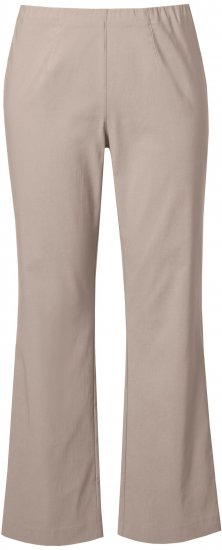 Ulla Popken Classic Stretch Bengaline Comfort Pants Beige - Jeans & Byxor i Stora Storlekar – Plus Size - 