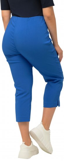 Ulla Popken Stretch Basic Bengaline Capri Pants Royal Blue - Jeans & Byxor i Stora Storlekar – Plus Size - 