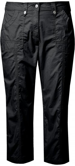Ulla Popken Roll Tab Hem Stretch Cargo Pants Black - Jeans & Byxor i Stora Storlekar – Plus Size - 