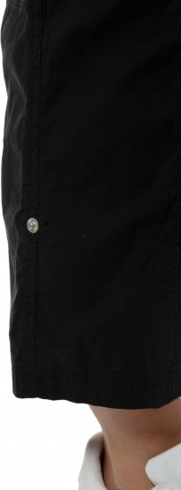 Ulla Popken Roll Tab Hem Stretch Cargo Pants Black - Jeans & Byxor i Stora Storlekar – Plus Size - 