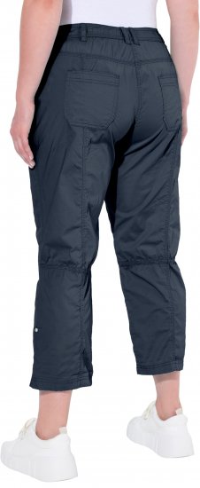 Ulla Popken Roll Tab Hem Stretch Cargo Pants Navy - Jeans & Byxor i Stora Storlekar – Plus Size - 