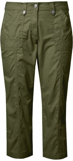 Ulla Popken Roll Tab Hem Stretch Cargo Pants Green - Jeans & Byxor i Stora Storlekar – Plus Size - 