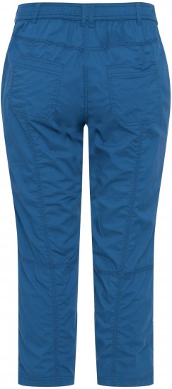 Ulla Popken Roll Tab Hem Stretch Cargo Pants Blue - Jeans & Byxor i Stora Storlekar – Plus Size - 