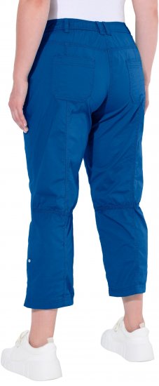 Ulla Popken Roll Tab Hem Stretch Cargo Pants Blue - Jeans & Byxor i Stora Storlekar – Plus Size - 