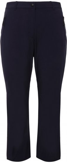 Ulla Popken Functional Sport Quick Dry Stretch Crop Pants Navy Blue - Jeans & Byxor i Stora Storlekar – Plus Size - 