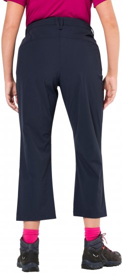 Ulla Popken Functional Sport Quick Dry Stretch Crop Pants Navy Blue - Jeans & Byxor i Stora Storlekar – Plus Size - 