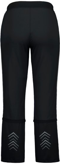 Ulla Popken Zip Off Reflective Detail Funtional Powerstretch Pants Black - Jeans & Byxor i Stora Storlekar – Plus Size - 