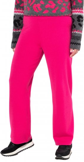 Ulla Popken Fine Sweater Knit Wide Leg Pants Red - Jeans & Byxor i Stora Storlekar – Plus Size - 